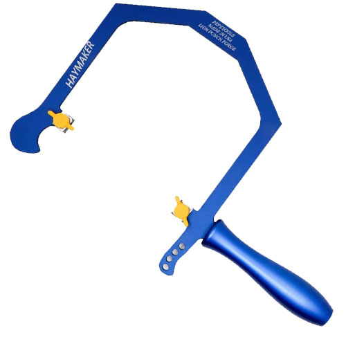 קשתית אלומיניום 5'' (127 מ"מ) כחול PEPETOOLS Haymaker Lion Punch Forge