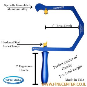 קשתית אלומיניום 5'' (127 מ"מ) ירוק PEPETOOLS Haymaker Lion Punch Forge