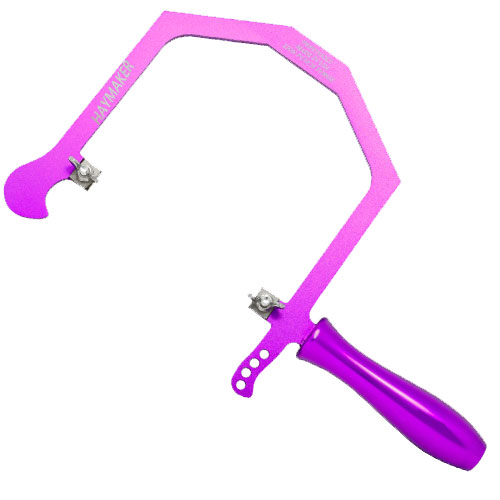 קשתית אלומיניום 5'' (127 מ"מ) סגול PEPETOOLS Haymaker Lion Punch Forge