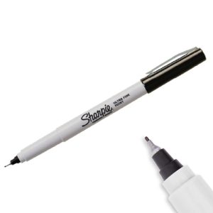 טוש פרמננטי שחור לא מחיק Sharpie Ultra Fine