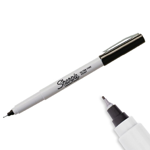 טוש פרמננטי שחור לא מחיק Sharpie Ultra Fine