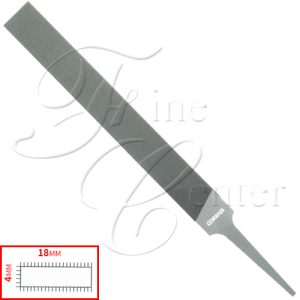פצירת יד שטוחה ( 4 *18 מ"מ) "6 מס" 00 " Corradi " Precision (איטליה)