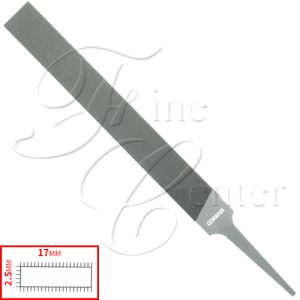 פצירת יד שטוחה Precision, (17 *2.5) "6 מס" 0 " Corradi " (איטליה)