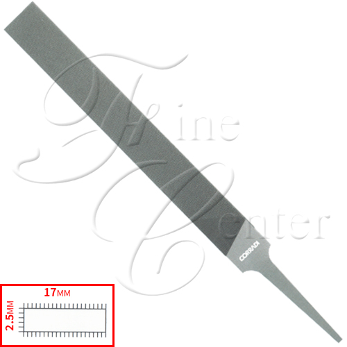 פצירת יד שטוחה Precision, (17 *2.5) "6 מס" 0 " Corradi " (איטליה)