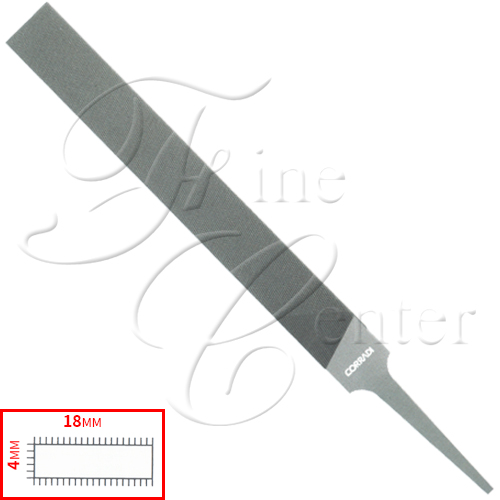 פצירת יד שטוחה ( 4 *18 מ"מ) "6 מס" 1 " Corradi " Precision (איטליה)
