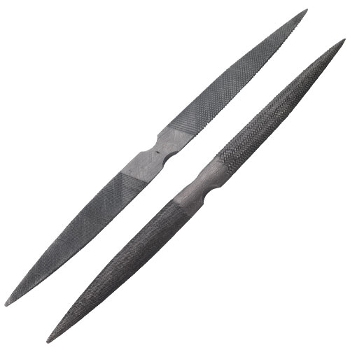 פצירת יד חצי עגולה דו צדדית 8" שתי גסויות לשעווה (הודו)