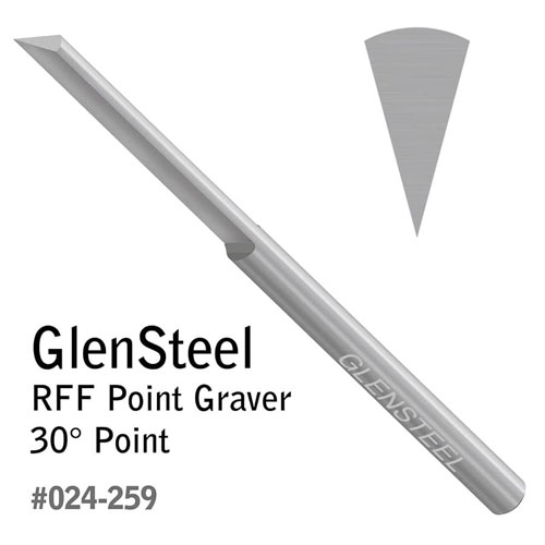 שטיכל טיפה 30 מעלות GRS GlenSteel RFF Point Graver