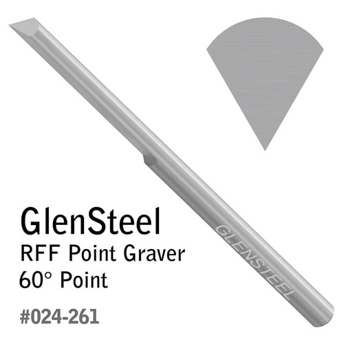 שטיכל טיפה 60 מעלות GRS GlenSteel RFF Point Graver