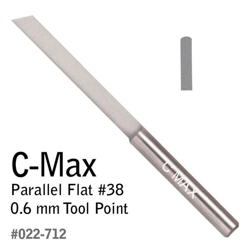 שטיכל פרללי שטוח 0.6 מ"מ GRS C-Max Parallel Flat #38
