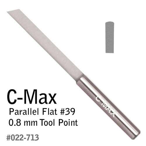 שטיכל פרללי שטוח 0.8 מ"מ GRS C-Max Parallel Flat #39