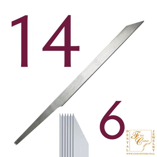 שטיכל ארוך שטוח 14 מ"מ 6 פסים