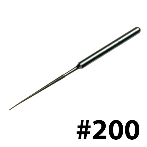 פצירת יהלום מיני עגולה #200 - אורך 60 מ"מ - שטח פעיל 25 מ"מ - יפן