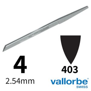 שטיכל שפיץ HSS מס 4 Vallorbe