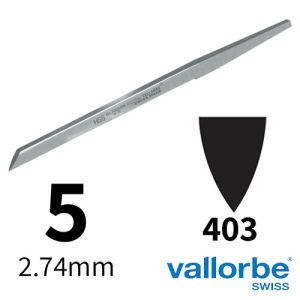 שטיכל שפיץ HSS מס 5 Vallorbe