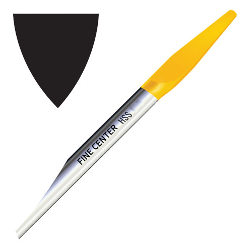 שטיכל שפיץ ראש דק HSS מס 5/0 (1.16 מ"מ) Fine Center