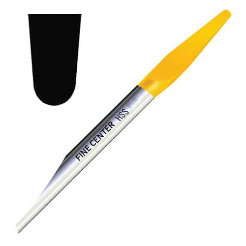 שטיכל בול ראש דק HSS מס 2 (0.2 מ"מ) Fine Center