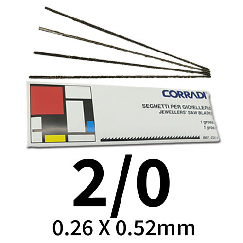 מסוריות מס' 2/0 - 144 יחידות CORRADI