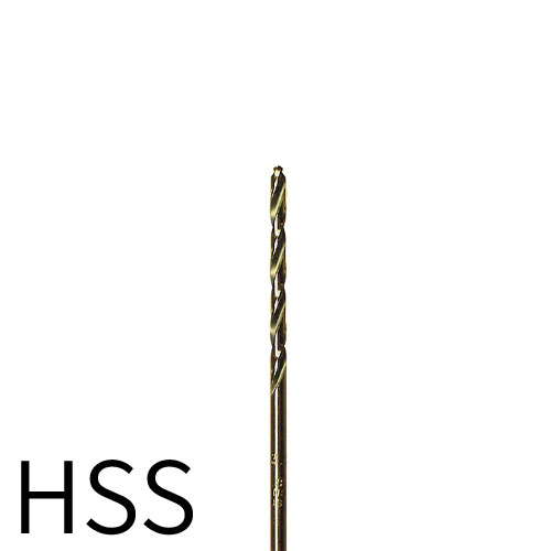 מקדח ישר 0.8 מ"מ HSS (גרמניה)