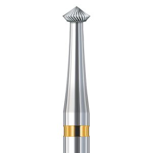 כרסום קרבייד BUSCH 414 AU יהלום 90° קוטר 1.9 מ"מ גובה 1.07 מ"מ (ליחידה) עם פס