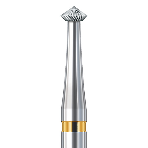 כרסום קרבייד BUSCH 414 AU יהלום 90° קוטר 1.9 מ"מ גובה 1.07 מ"מ (ליחידה) עם פס
