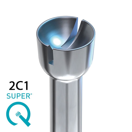 כרסום כוס עם חריץ מס 2C1 SUPER-Q