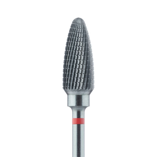 כרסום קרבייד Meisinger HM 251FX בוטון קוטר 6.0 מ"מ גובה 14.7 מ"מ פס אדום גסות עדינה