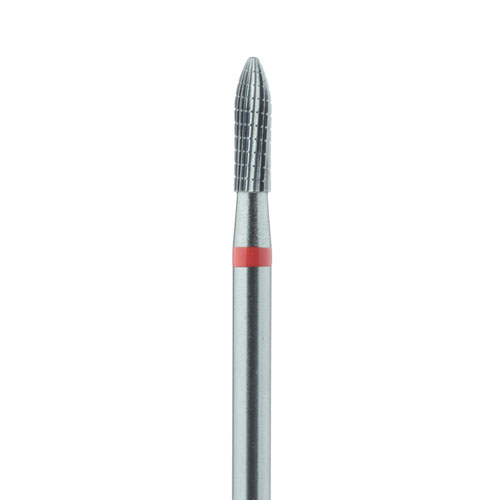 כרסום צילינדר קצה קוני HM 139FX קרבייד קוטר 2.3 מ"מ גובה 8 מ"מ עדין פס אדום