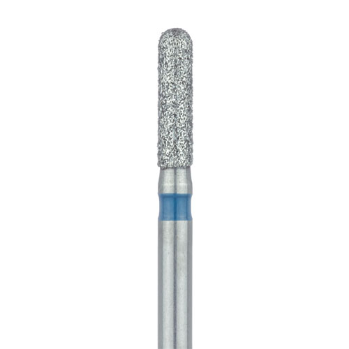 כרסום יהלום Meisinger 838L צילינדר קצה מעוגל קוטר 2.3 מ"מ גובה 6 מ"מ (פס כחול גסות בינונית)
