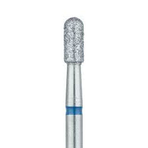 כרסום יהלום Meisinger 838L צילינדר קצה מעוגל D2.7 גובה 5.9 מ"מ (פס כחול,בינוני)