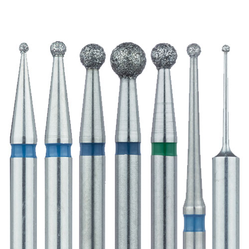 כרסום יהלום כדורי מידות שונות Meisinger 801