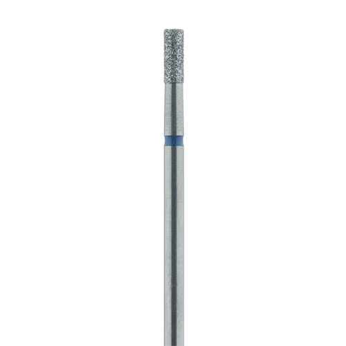 כרסום יהלום Meisinger 837 צילינדר קצה ישר קוטר 2.3 מ"מ גובה 6 מ"מ(פס כחול,גסות בינונית)