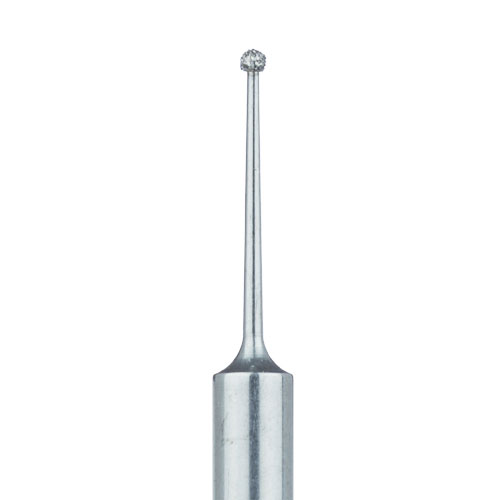 כרסום יהלום Meisinger 801L כדורי - קוטר 0.8 מ"מ (צוואר ארוך וצר)