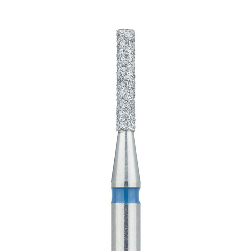 כרסום יהלום Meisinger 837L צילינדר קצה ישר קוטר 1.4 מ"מ גובה 8 מ"מ(פס כחול,גסות בינונית)