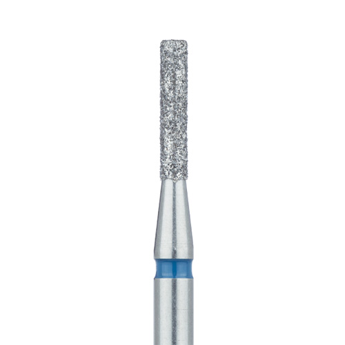 כרסום יהלום Meisinger 837L צילינדר קצה ישר קוטר 1.6 מ"מ גובה 8 מ"מ(פס כחול,גסות בינונית)