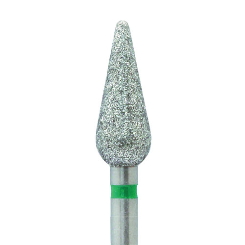 כרסום יהלום Meisinger 879G קונוס קצה טורפדו 4.7X12 מ"מ (פס ירוק - גס)