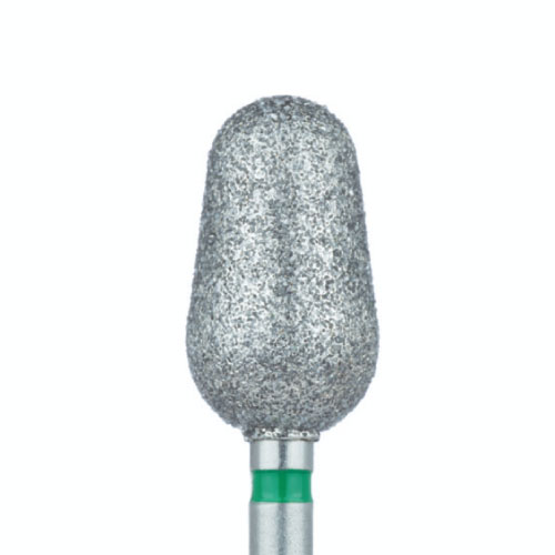 כרסום יהלום Meisinger 875G קונוס קצה מעוגל 7.0X12 מ"מ (פס ירוק ,גס)