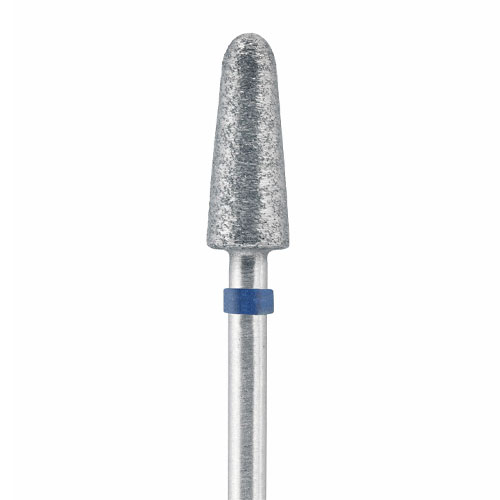 כרסום יהלום מלא Meisinger S879 קונוס קצה מעוגל D3.3 * D5 * 13 (פס כחול,גסות בינונית )