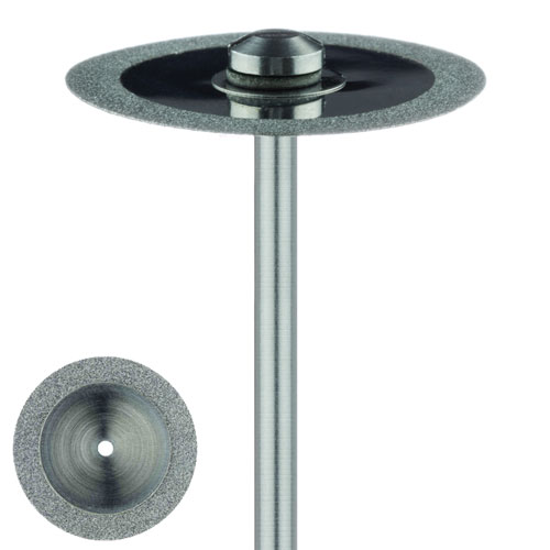דיסק יהלום 915DF פס דו צדדי D22*0.2 (גמיש ,גסות עדינה ) על ציר Meisinger