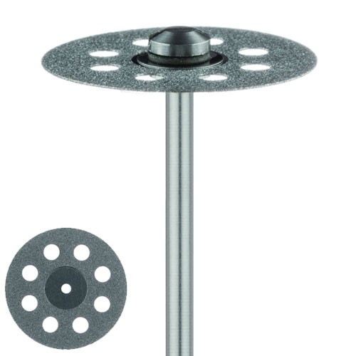 דיסק יהלום 932DF דו צדדי מנוקב D22*0.3 (קשיח ,גסות עדינה ) על ציר Meisinger