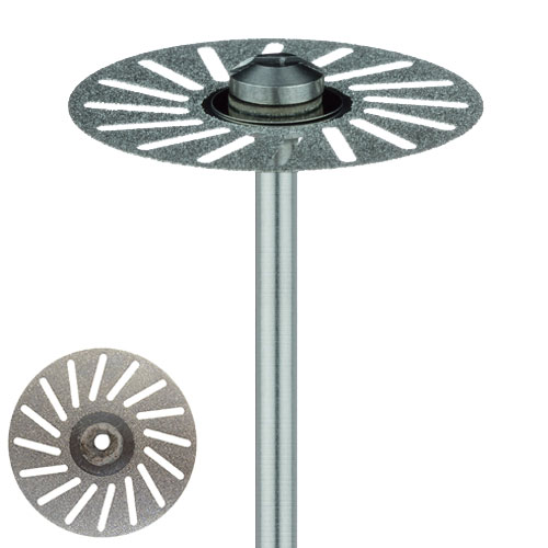 דיסק יהלום 947DF דו צדדי מחורץ D22*0.2 (קשיח,גסות עדינה) על ציר Meisinger