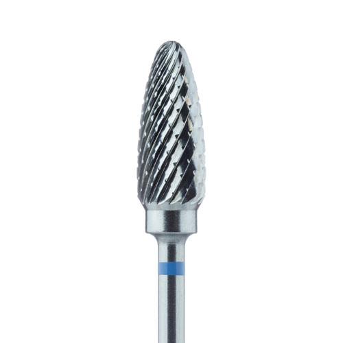 כרסום קרבייד Meisinger HM 251GX בוטון X-CUT (כחול ,גסות בינונית ) קוטר 6.0 מ"מ גובה 14.7 מ"מ