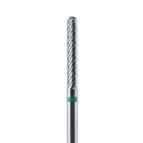 כרסום קרבייד Meisinger HM486HT צילינדר קצה מעוגל TITANIUM-CUT (ירוק ,גס) קוטר 2.3 מ"מ גובה 14 מ"מ