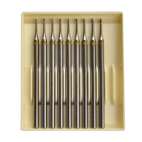 כרסום קרבייד BUSCH 447 AU PaveCut סט 008-016 (משולב מקדח + כדור) עם פס