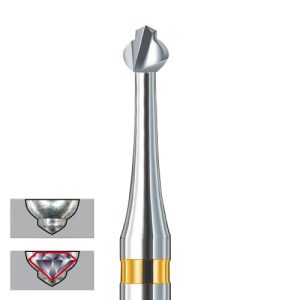 כרסום קרבייד BUSCH 447 AU PaveCut סט 008-016 (משולב מקדח + כדור) עם פס