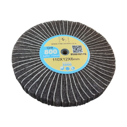 גלגל סקוץ מעורב עם בד שמיר גימור סאטן 110X12 מ"מ גרעין 800 - FC