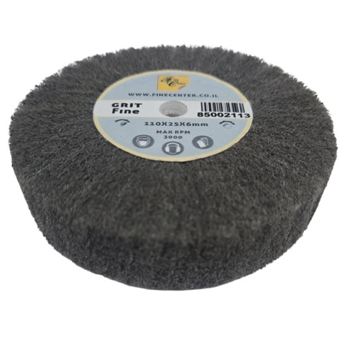 גלגל סקוטש מלא עדין 110X25 מ"מ אפור - FC