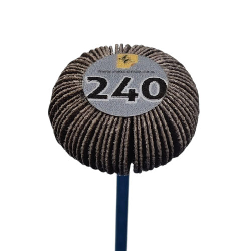 מברשת בד שמיר - GR 240 - דיסק מעוגל D20 * 12 על ציר