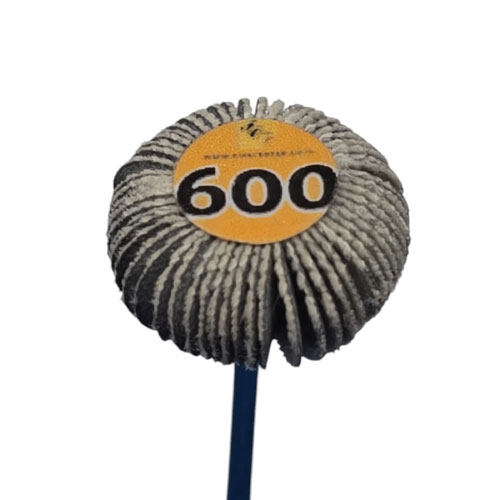 מברשת בד שמיר - GR 600 - דיסק מעוגל D20 * 12 על ציר