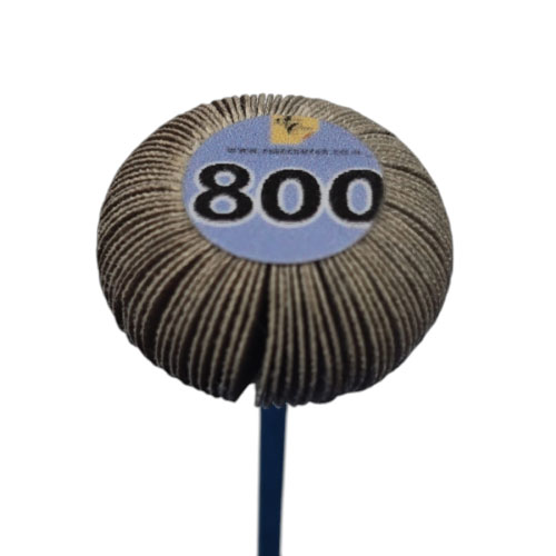 מברשת בד שמיר - GR 800 - דיסק מעוגל D20 * 12 על ציר