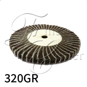 גלגל סקוטש מעורב עם בד שמיר D110 * 7.5 GR320 מרכז פלסטיק קדח 9.8 מ"מ